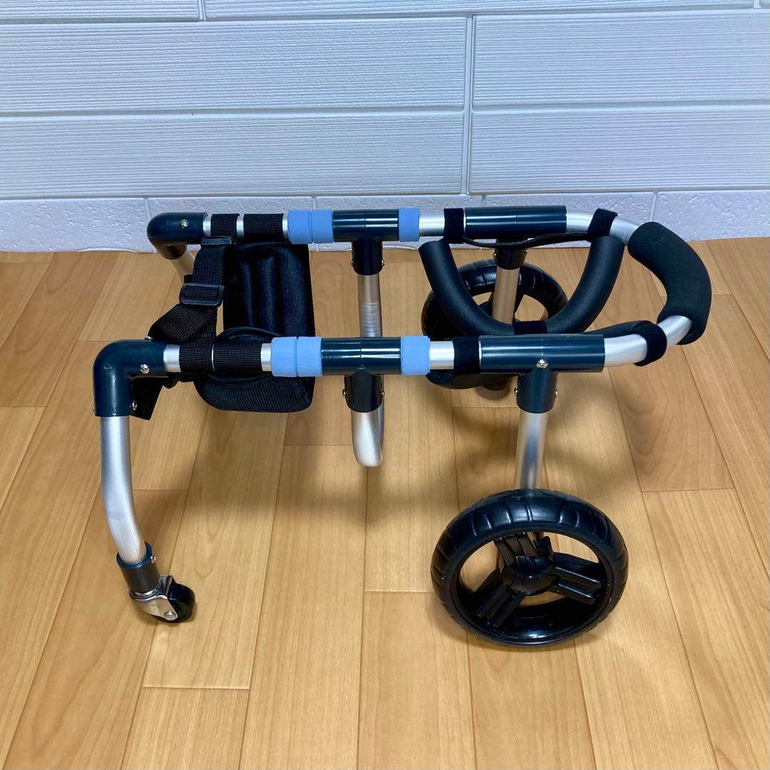 るんページ■小型犬用4輪　犬の車椅子　犬の歩行器　+オプション