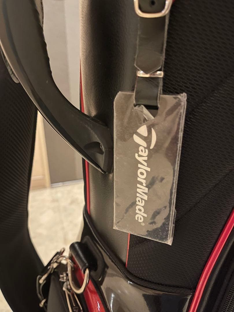 テーラーメイド　キャディバッグ　ブラック/レッド