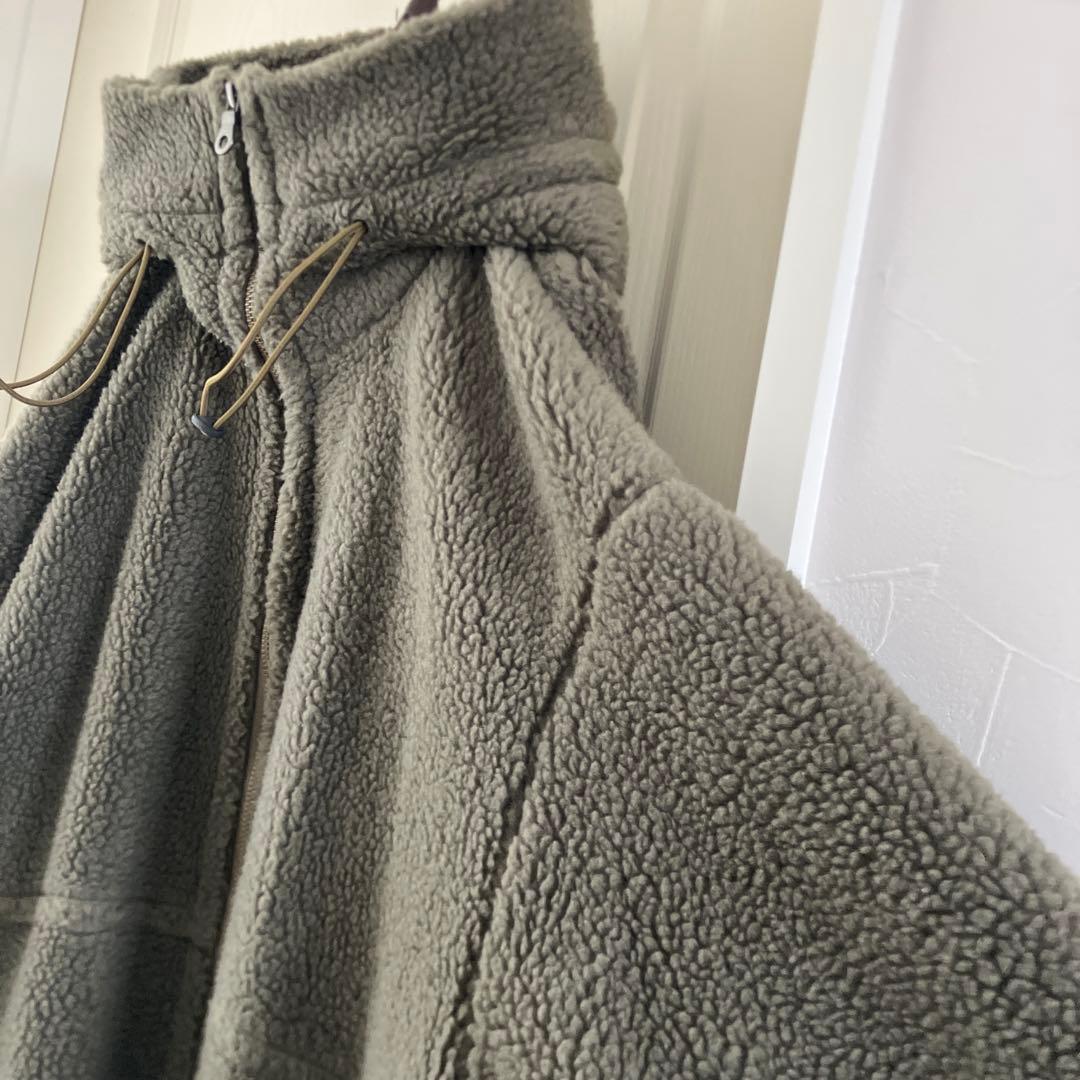 美品✨journalジャーナルスタンダード カーキボアフードビッグモッズコートM