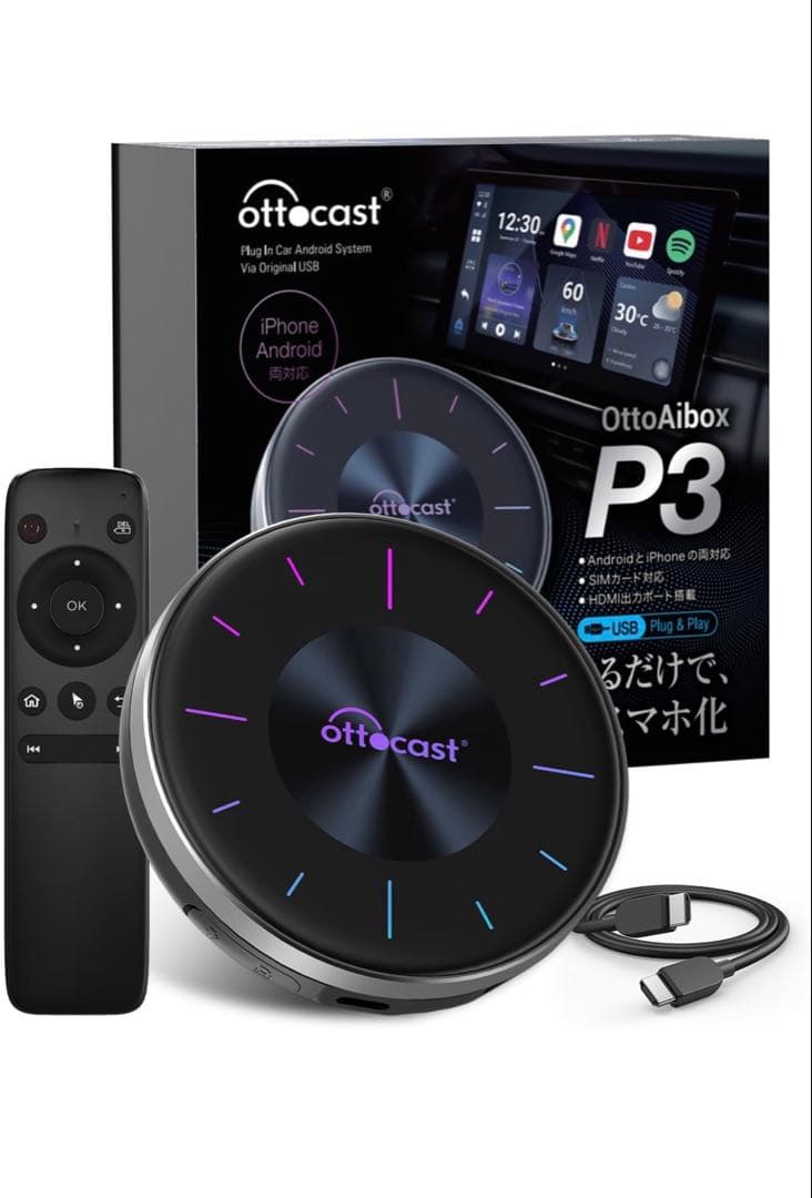 最新モデル　オットキャストP3/リモコン付/美品