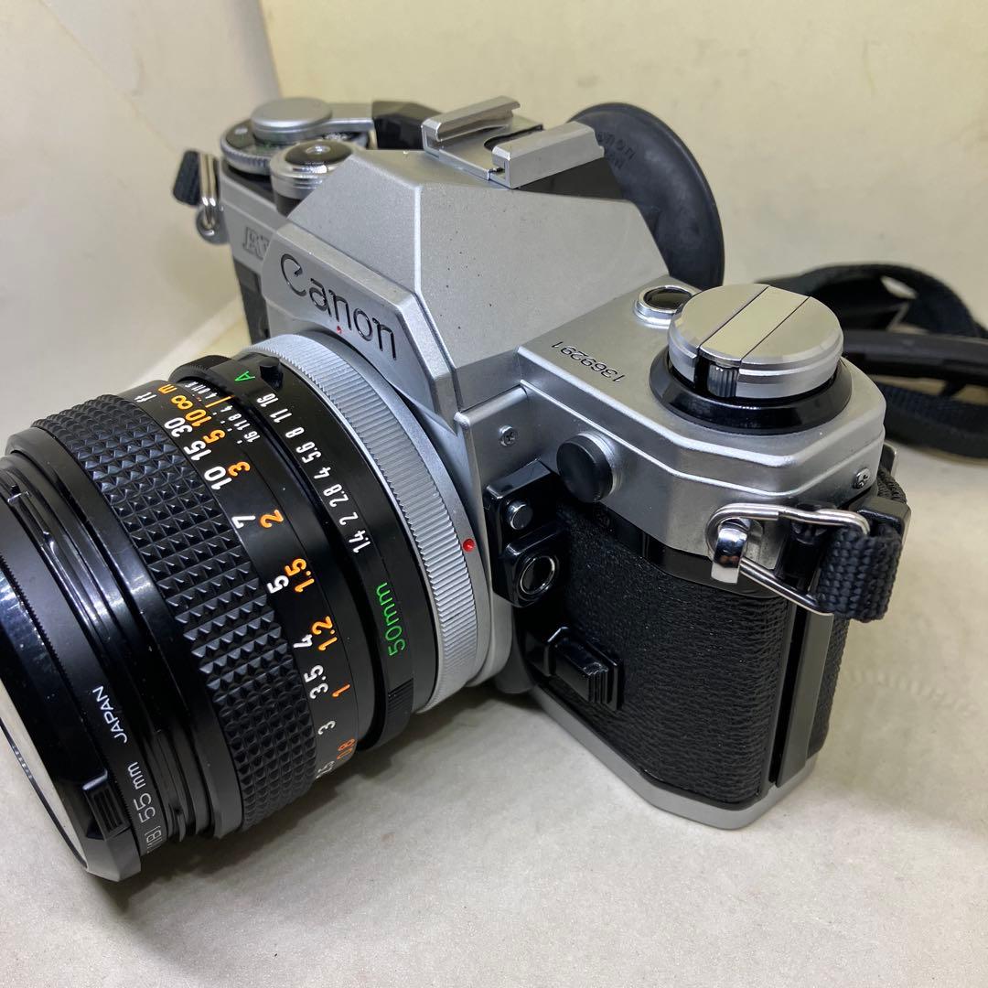 Canon AE-1とFD 50mm F1.4 S.S.Cのセットになります。