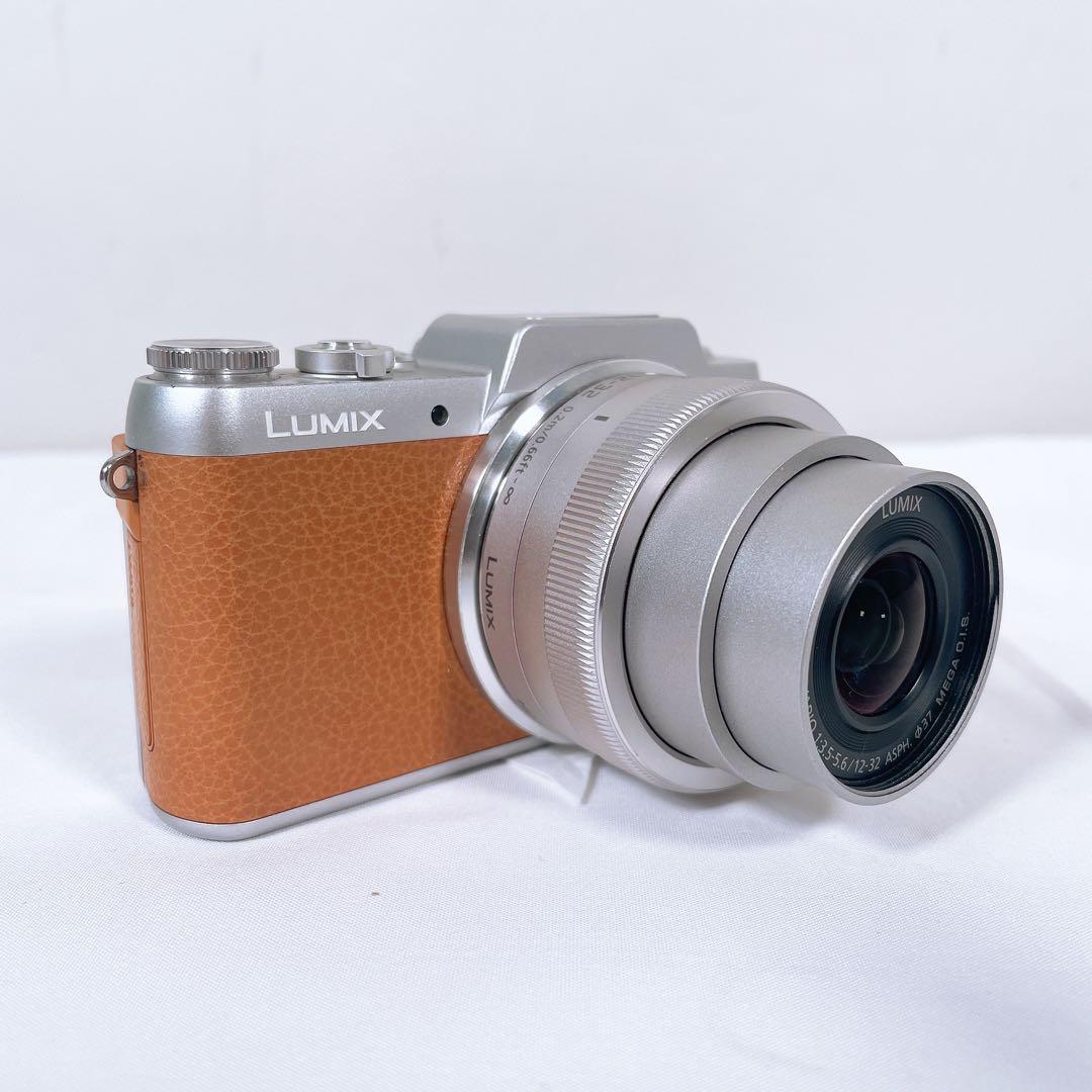 【美品】 Panasonic ミラーレス一眼 DMC-GF7W-T