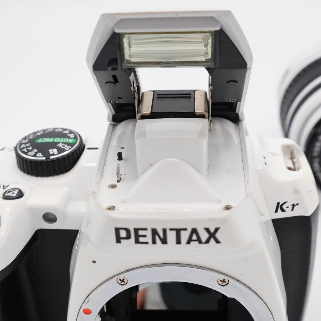 ❤️ PENTAX ペンタックス k-rホワイト❤️ スマホ転送❤️一眼レフ❤️