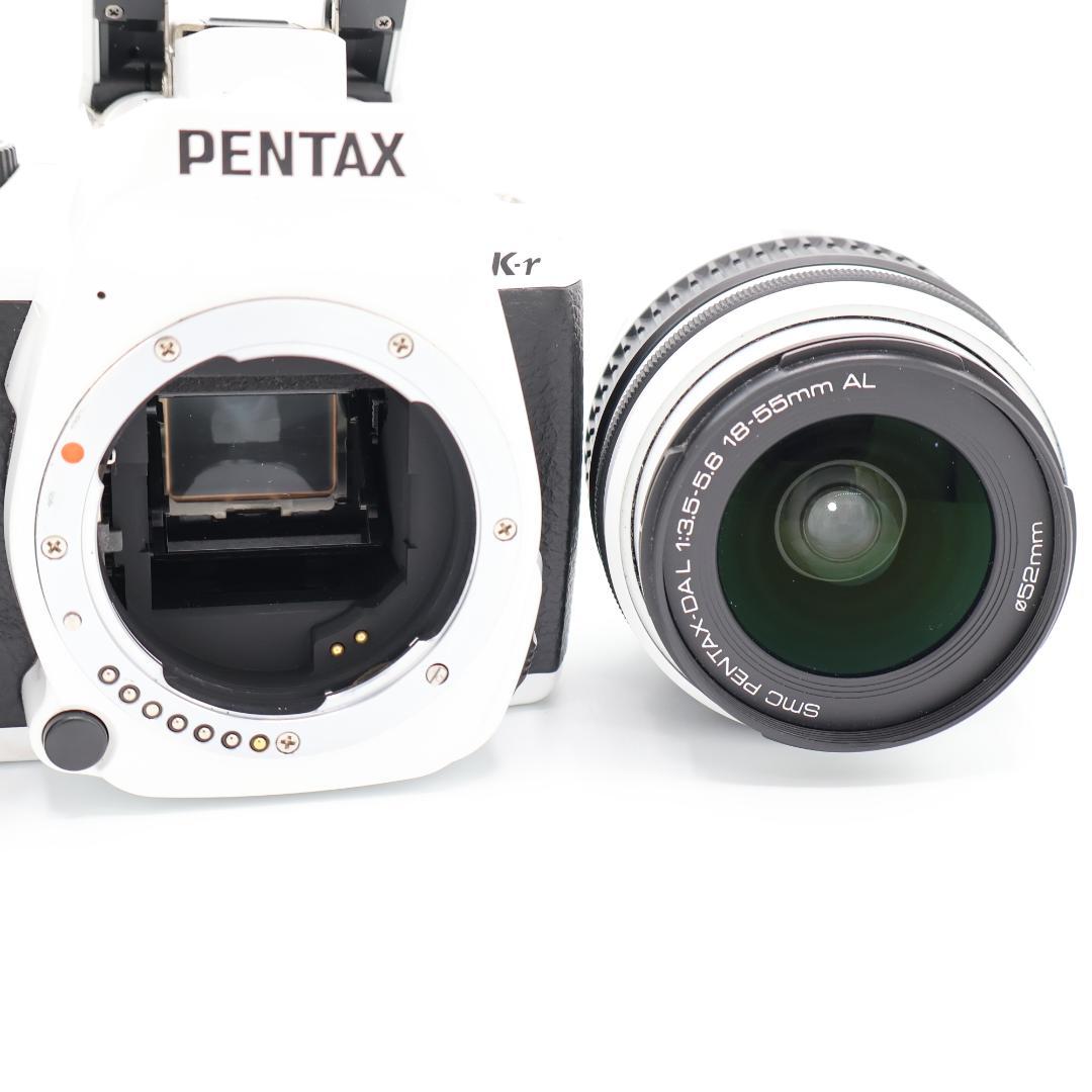 ❤️ PENTAX ペンタックス k-rホワイト❤️ スマホ転送❤️一眼レフ❤️