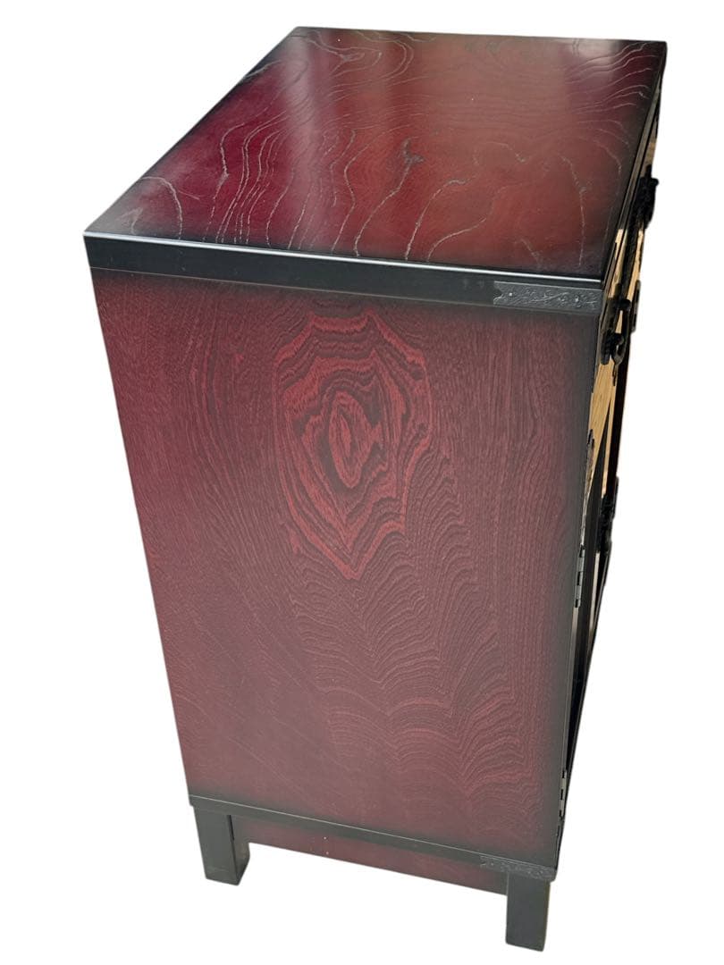 【訳アリ】美品　時代箪笥民芸家具レトロ社三丸家具工芸