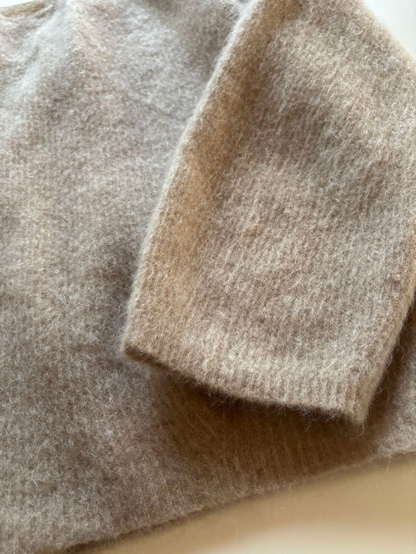 新品lunfil Bshop モヘヤショートカーディガン