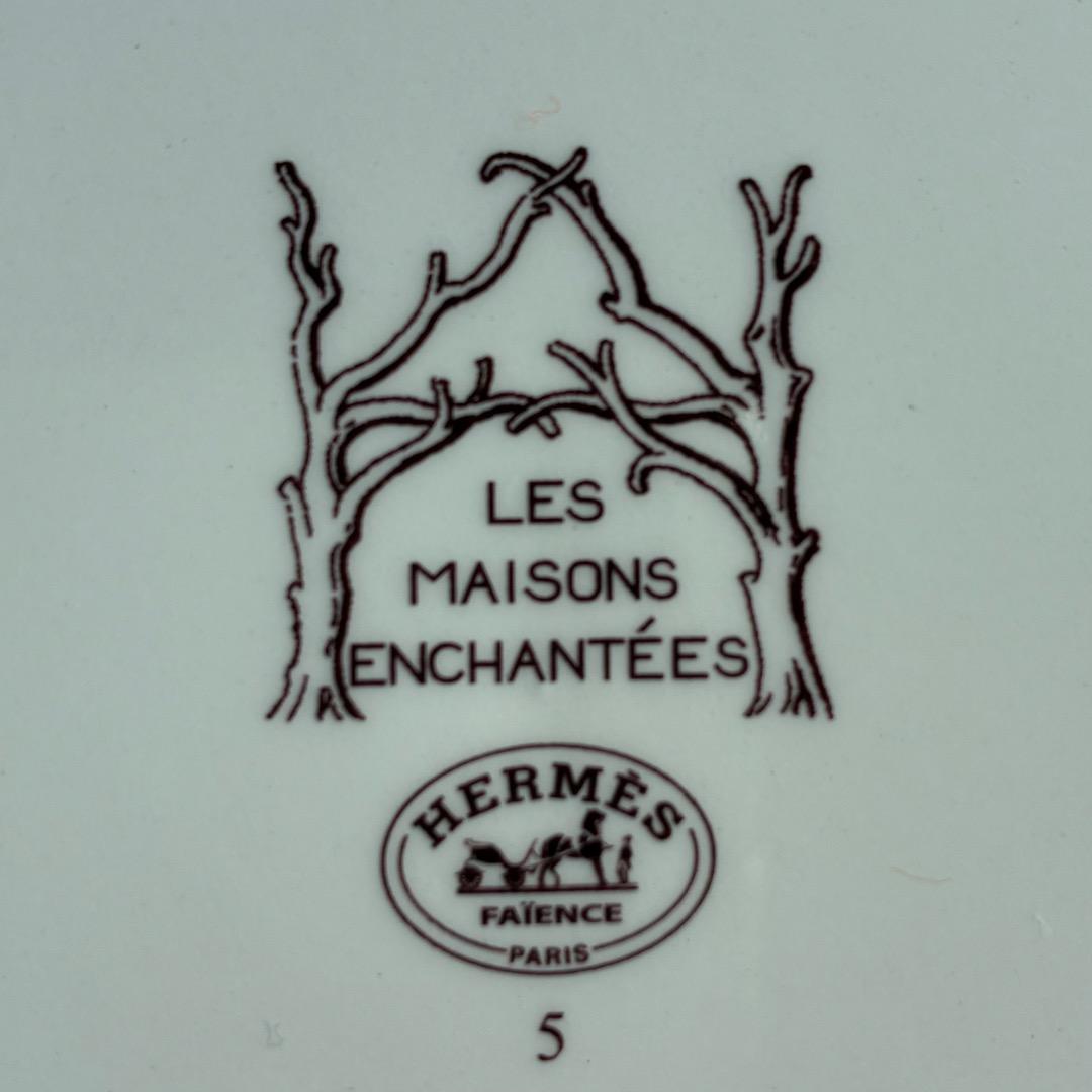 Hermès LES MAISONS ENCHANTÉES デザート皿 6枚