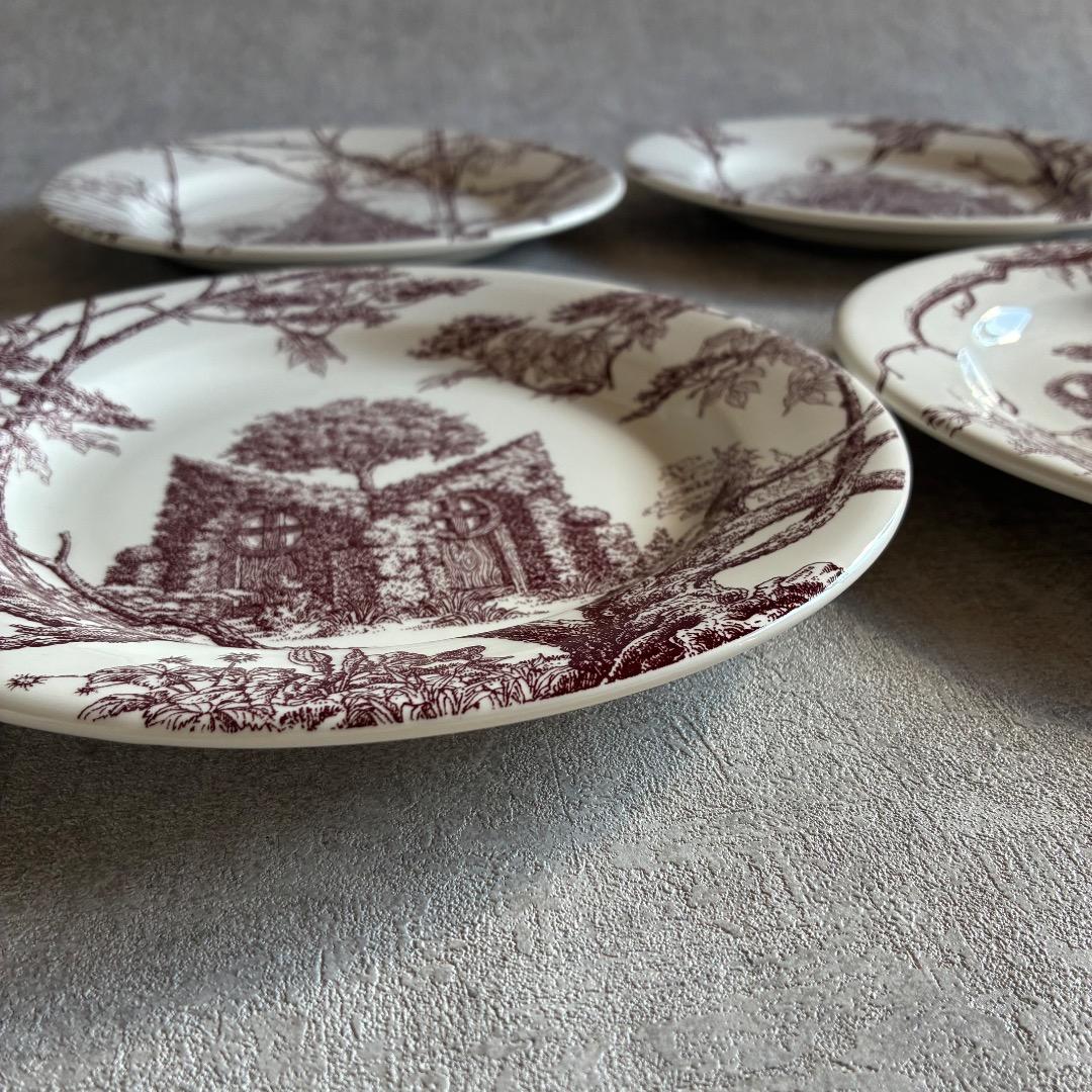 Hermès LES MAISONS ENCHANTÉES デザート皿 6枚