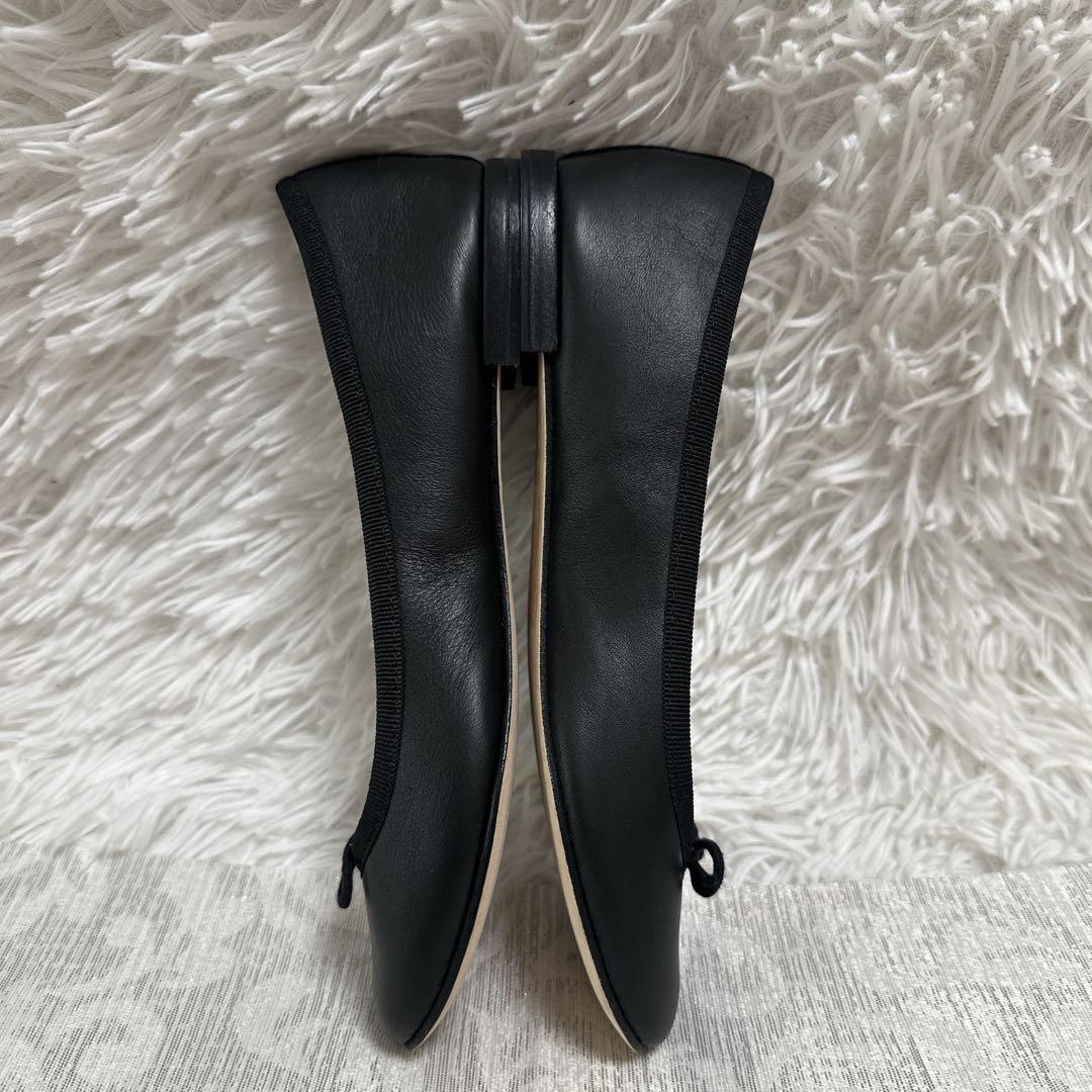うーやん 【美品】Repetto ブラック バレエシューズ　36 23cm