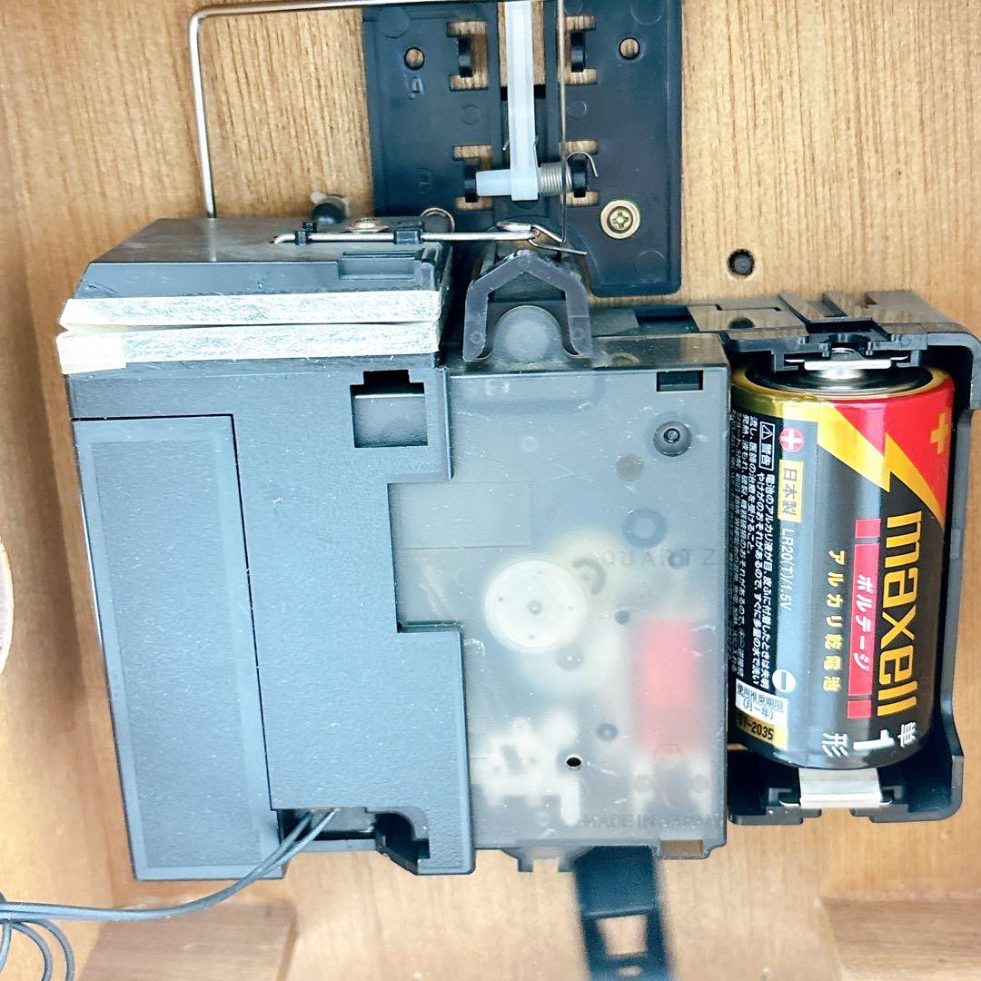 美品✨シチズン スヌーピー　鳩時計　からくり時計　ヴィンテージ　クォーツ　木彫り