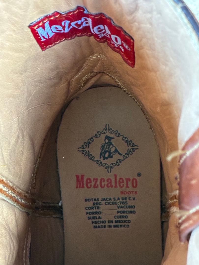 Mezcalero メスカレロ ウエスタンブーツ ブラウン 27cm