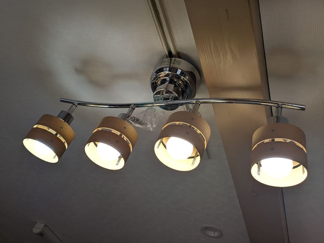 日昇 スポットシーリングライト4灯 BBS-049C 3個＋BBS-113 1個