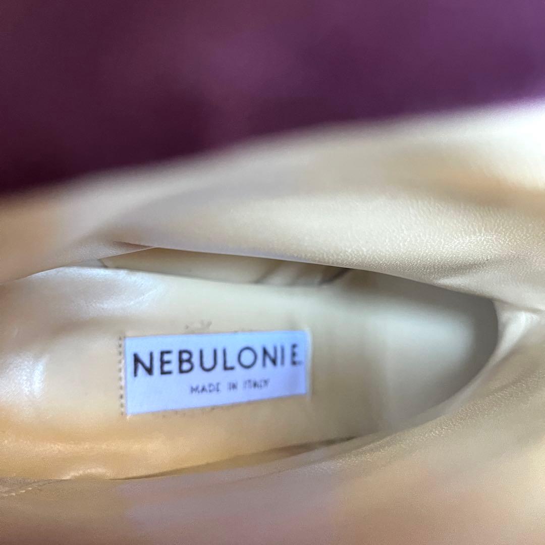 新品 38 NEBULONI E. ネブローニ　ショートブーツ　ボルドー　24