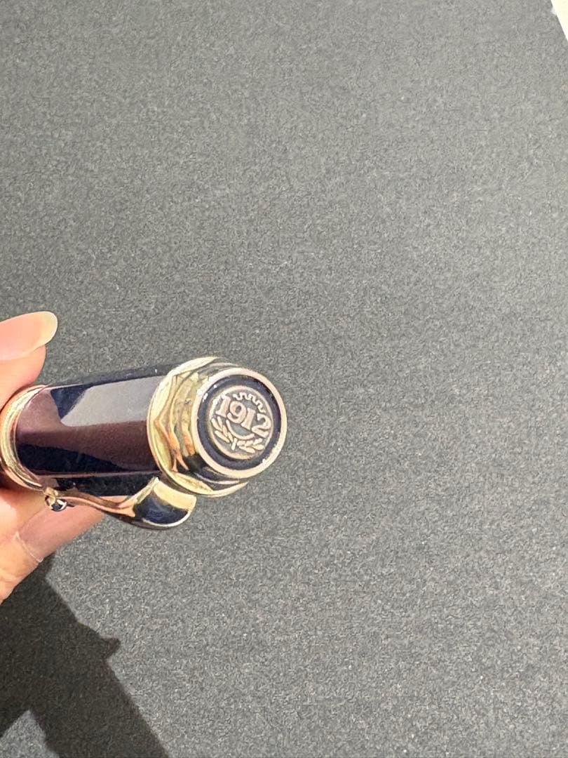 モンテグラッパ エンブレマ ボールペン ブルー