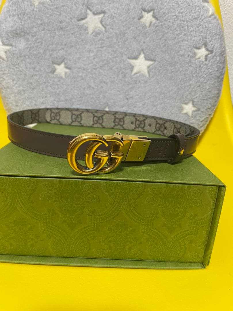 GUCCI グッチ GGマーモント リバーシブルベルト 659418