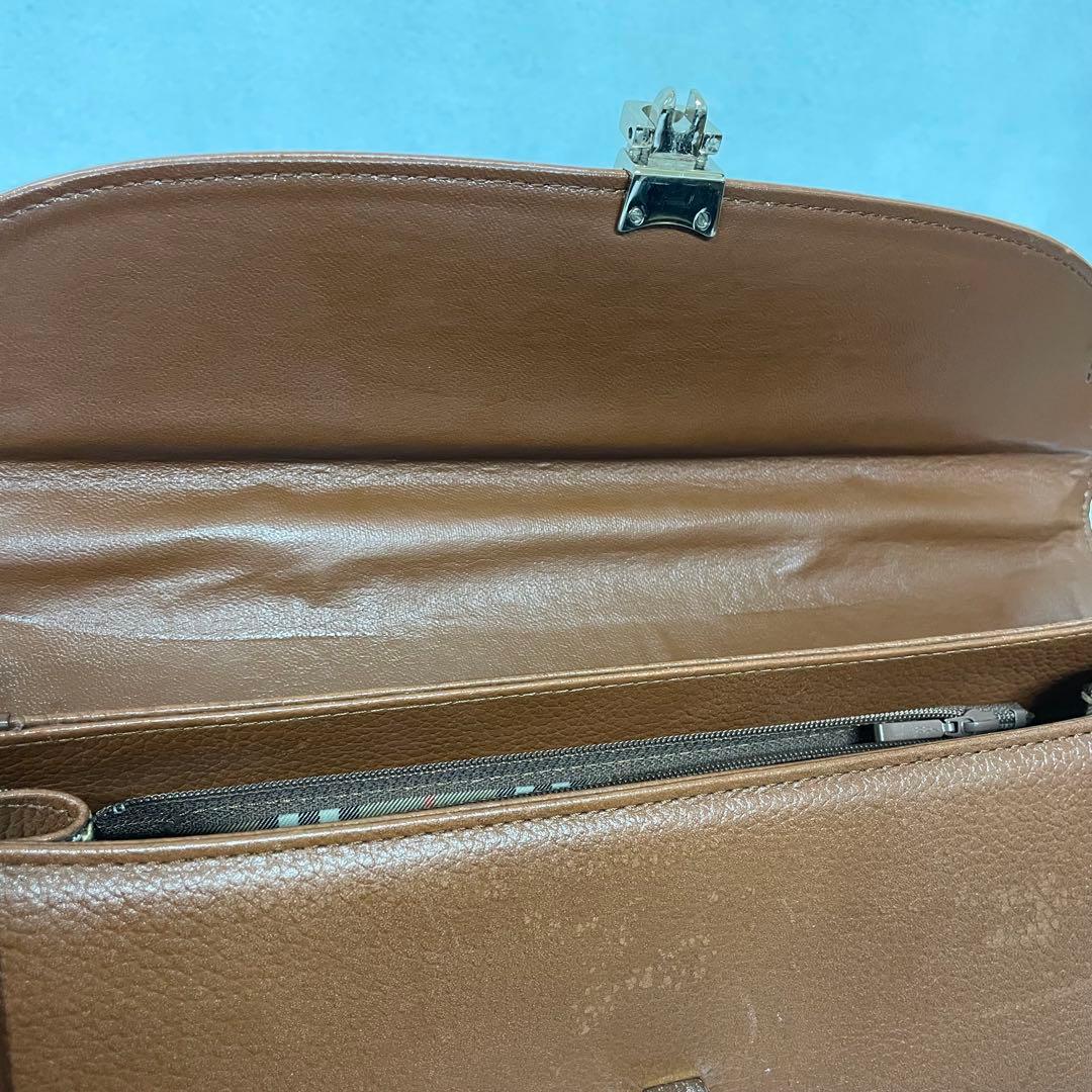 バーバリー　ハンドバッグ　ミニボストン　ノバチェック　シャドーホース