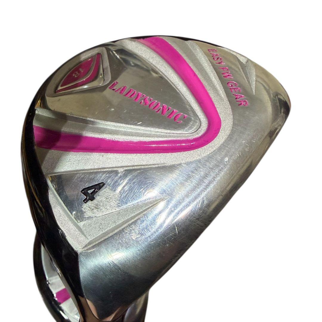 【美品】 LADY SONICレディース ゴルフクラブセット キャディバッグ付