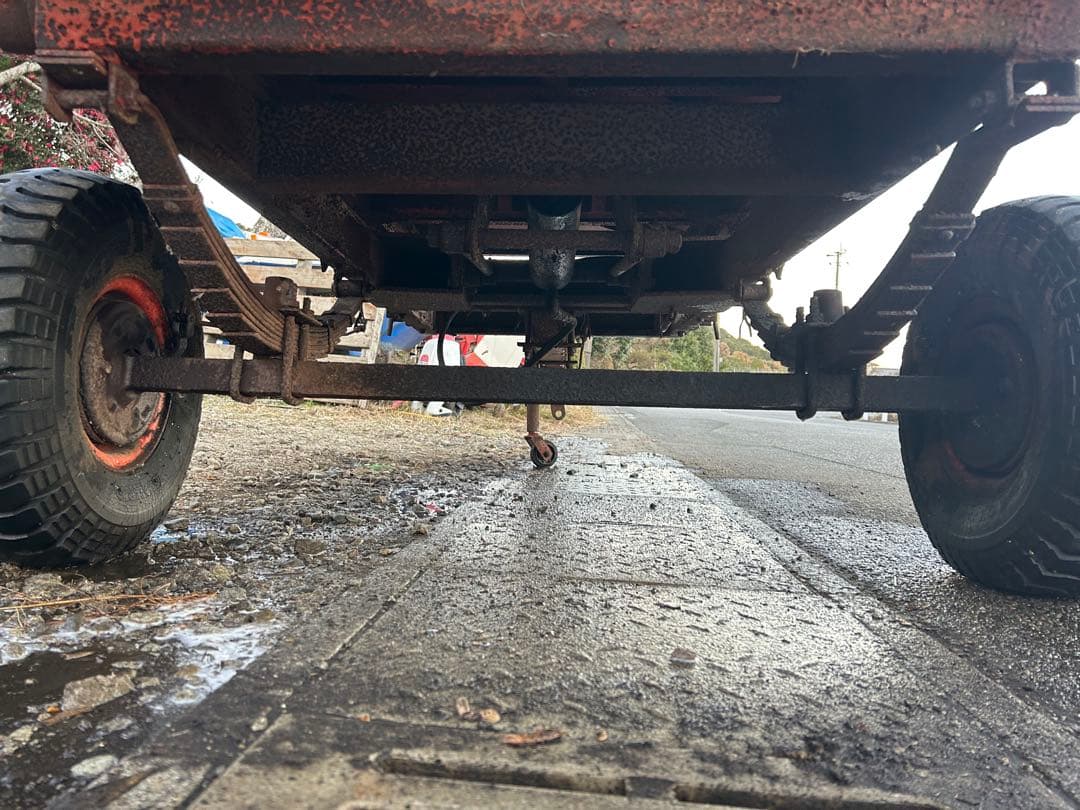 宮崎　トレーラー　油圧ダンプ　トラクター用　率引タイプ　運搬車　油圧 トラクター