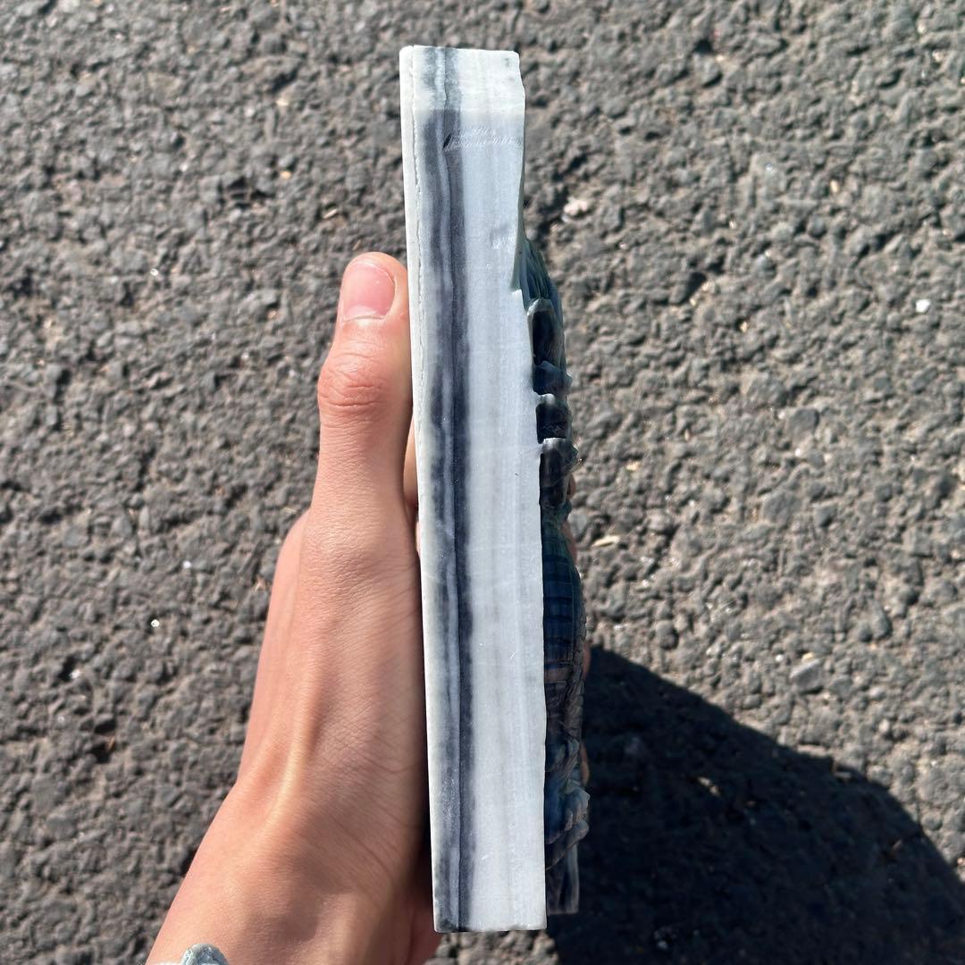 天然石太極石の龍　置物　ご購入前に在庫確認必要G.157