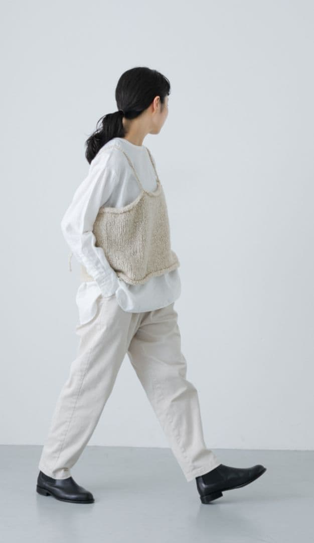 かぐれ　アルパカウールブークレニットキャミソール