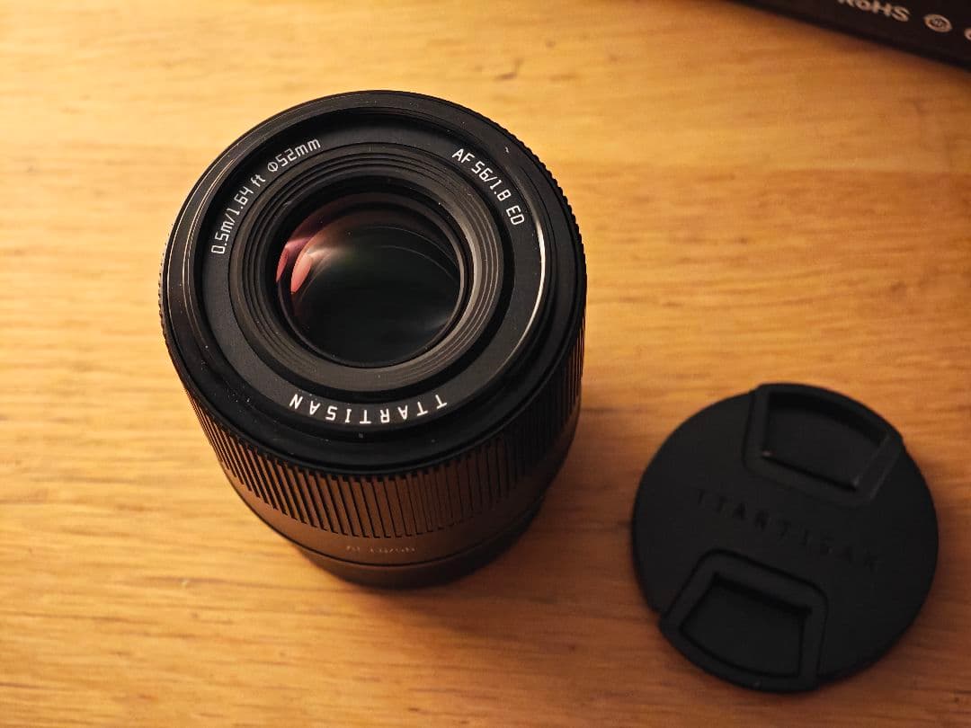 【ほぼ未使用】TTartisan AF 56mm f/1.8 Xマウント