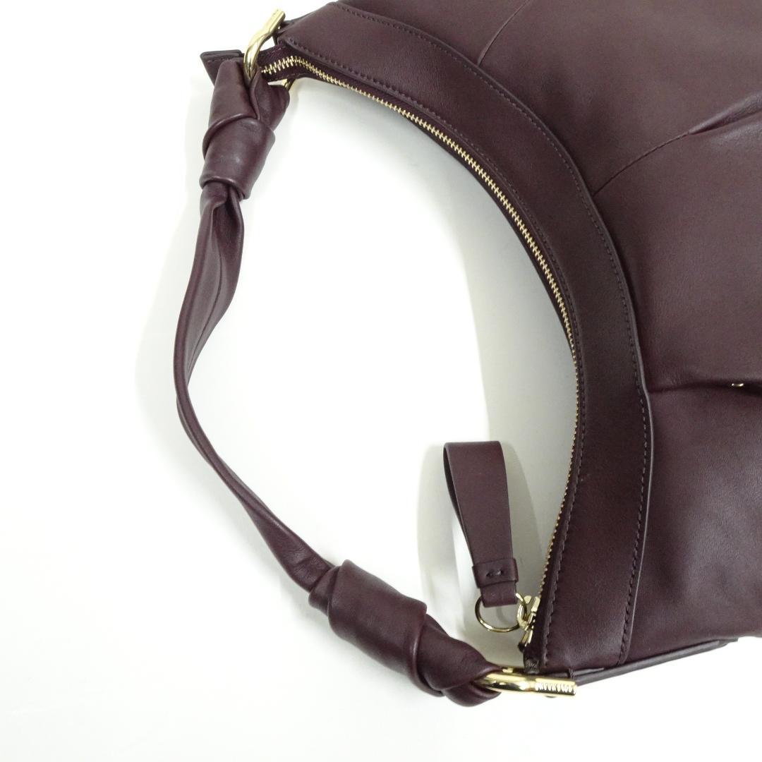 COLE HAAN レザーショルダーバッグ アポンテスラウチホーボー ワイン