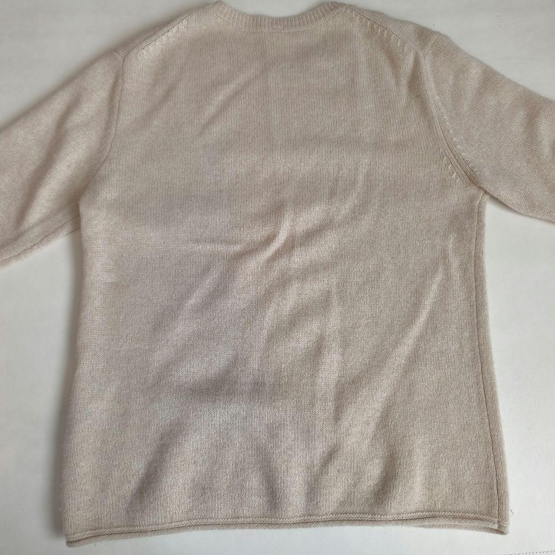 C*e様 【美品】 MUJI LABO 自然のまんまの色 カシミヤクルーネックセ