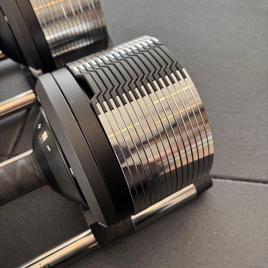 【送料込】ライシン ヘリックスミラー 32kg 1kg刻み 可変式ダンベル ①