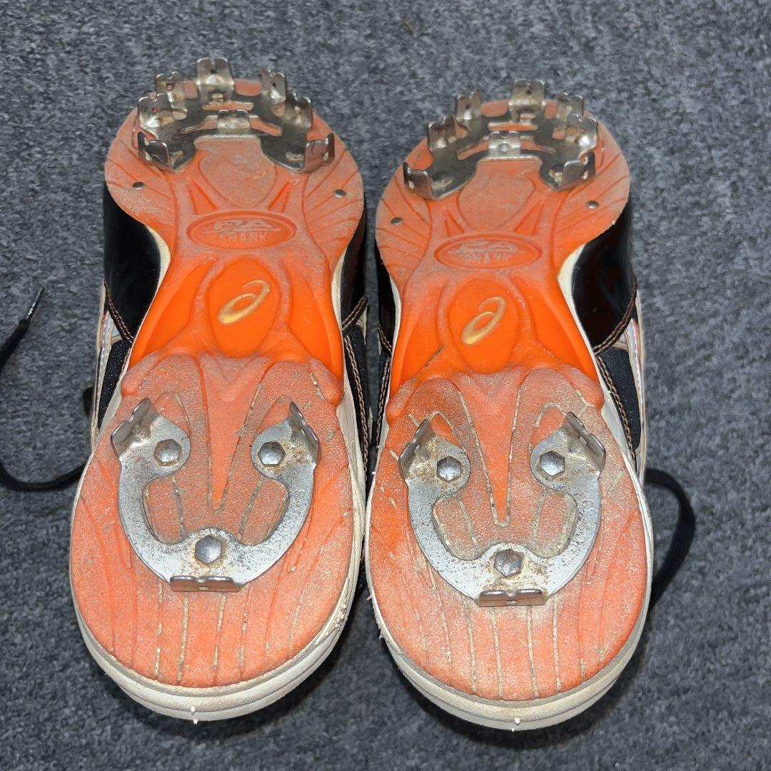 早いもの勝ち　希少　レア　新庄剛志　スパイク　新庄　5 黒　オレンジ　26センチ