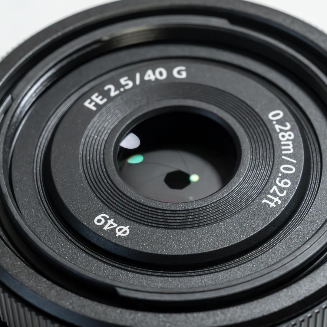 【新品同様】 SONY FE 40mm F2.5 G PLフィルター 3年保証付