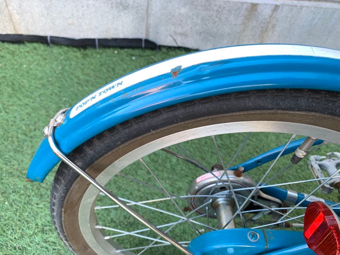 ※引き取り限定！子供用自転車 女の子 18インチ 水色