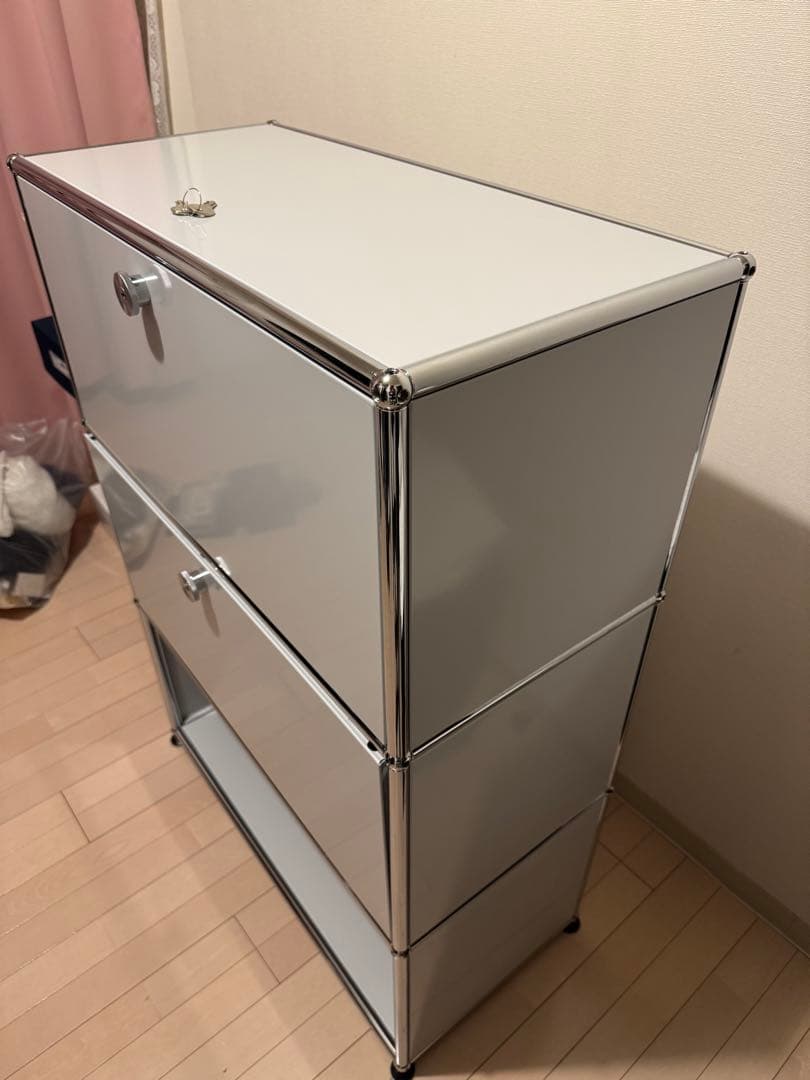 usmハラー ロック式 3段 グレーホワイト モジュラー