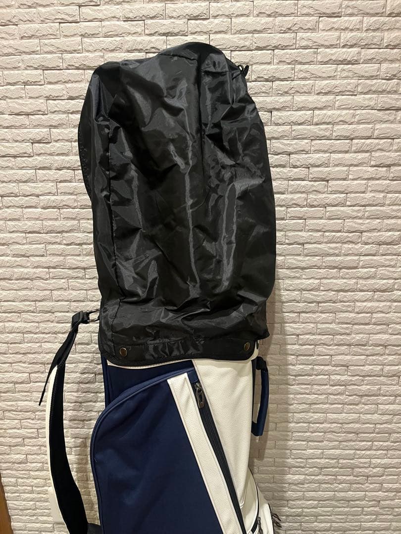 新品未使用　14分割　GOOLEX ゴルフバッグ ホワイト/ネイビー