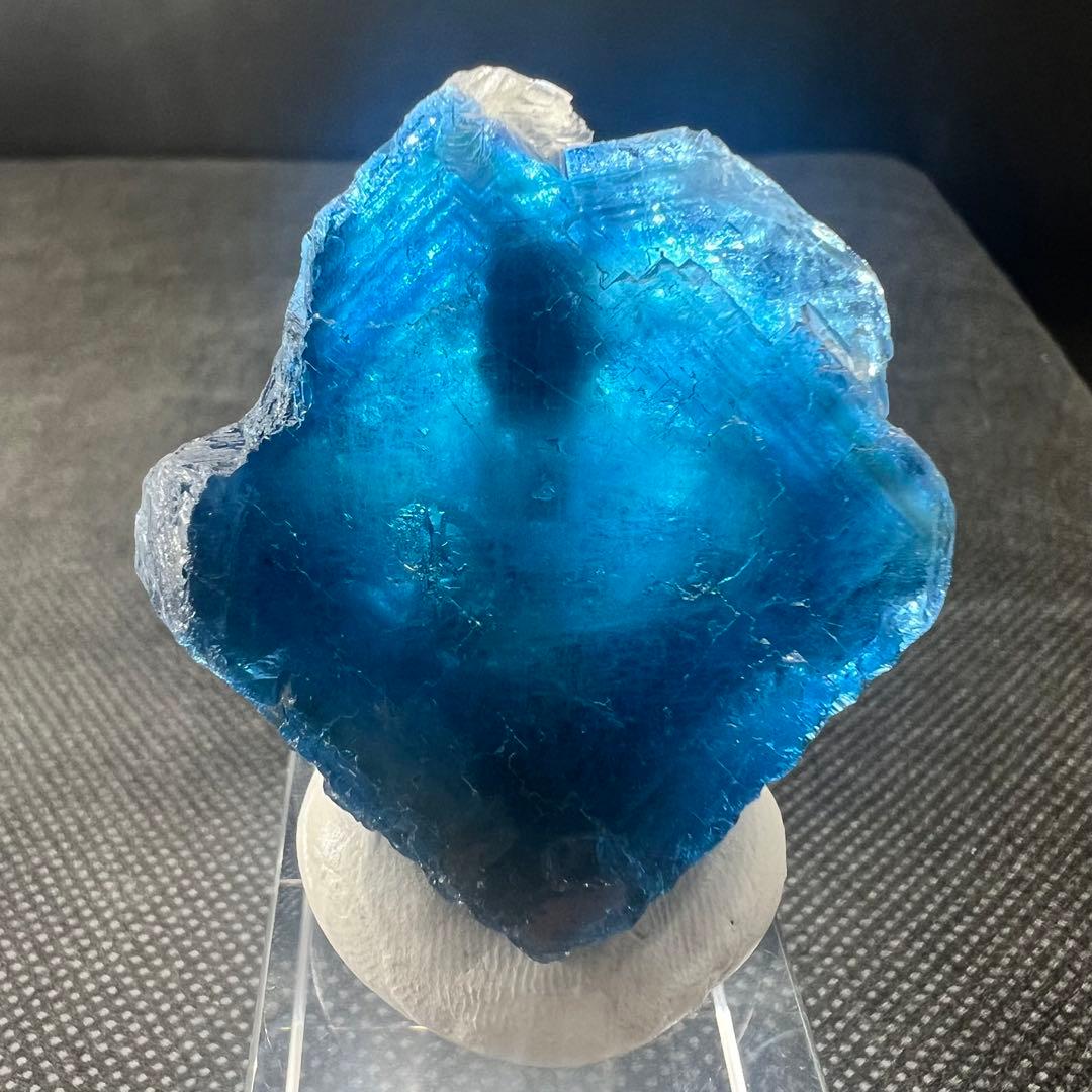 ヤオガンシャン　「ナイルブルー」ウィンドウ　「コバルトブルー」フローライト