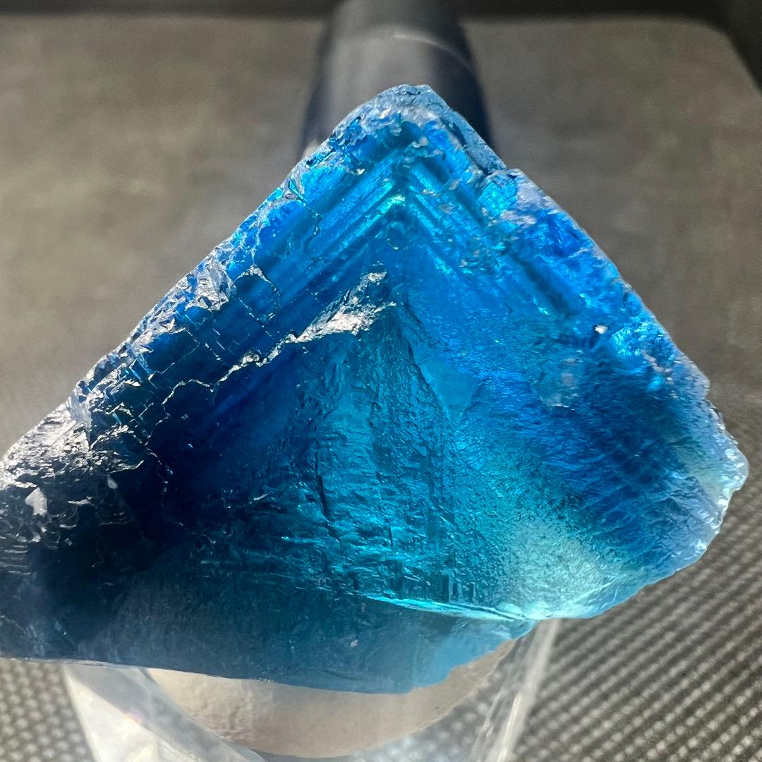 ヤオガンシャン　「ナイルブルー」ウィンドウ　「コバルトブルー」フローライト