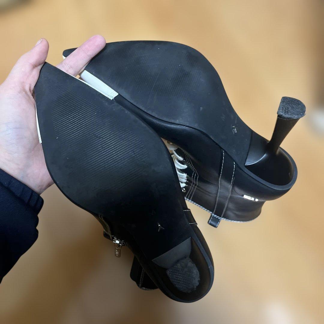 YELLO イエロ レースアップショートブーツ