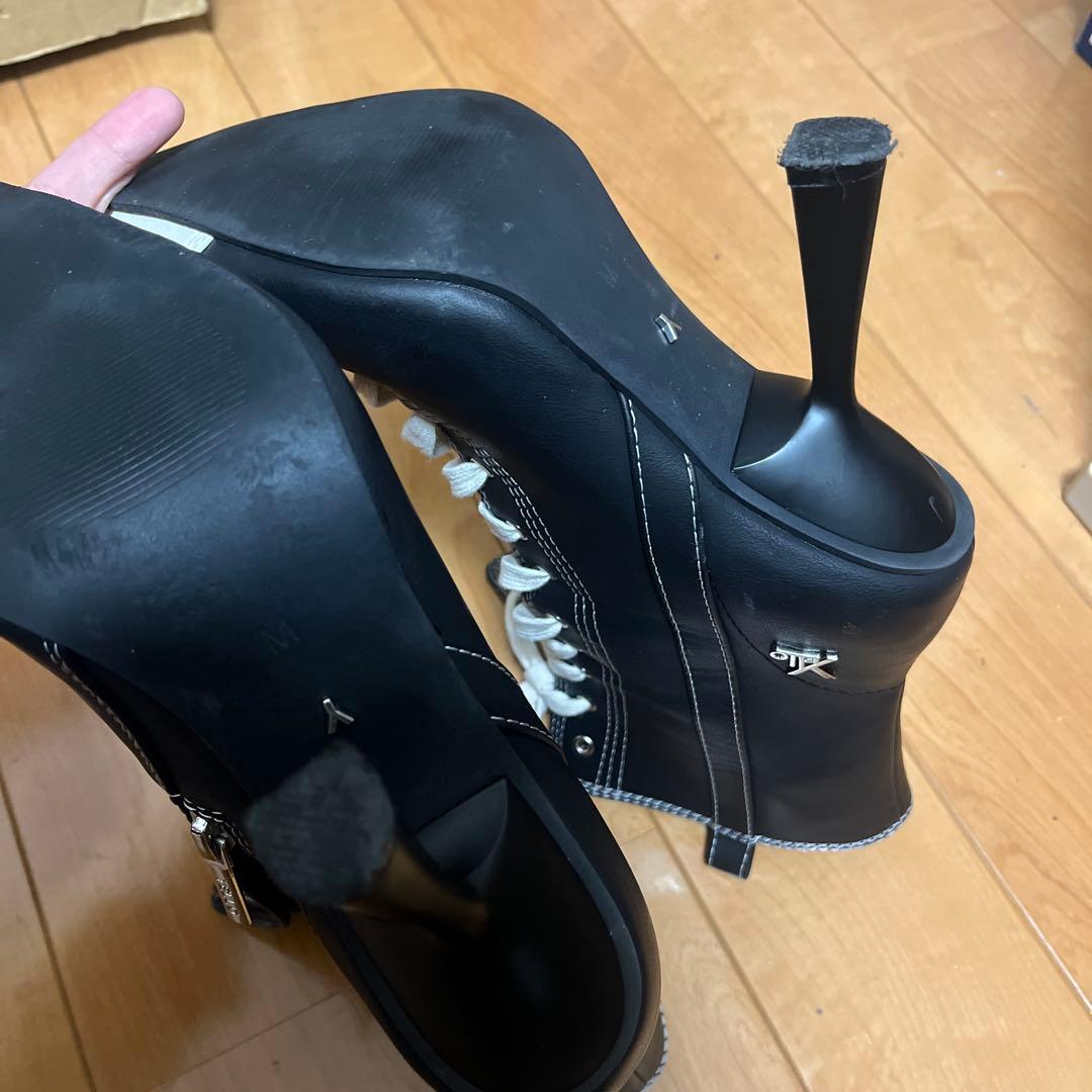 YELLO イエロ レースアップショートブーツ