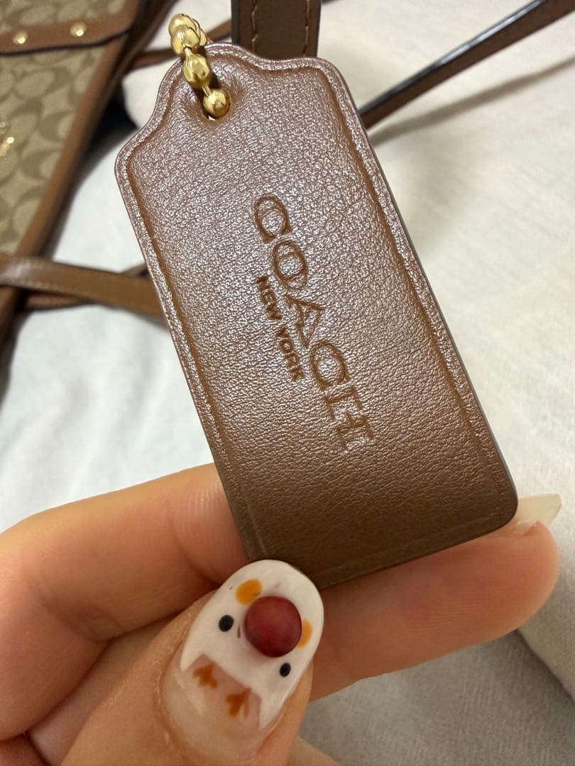 Coach ロゴプリント トートバッグ