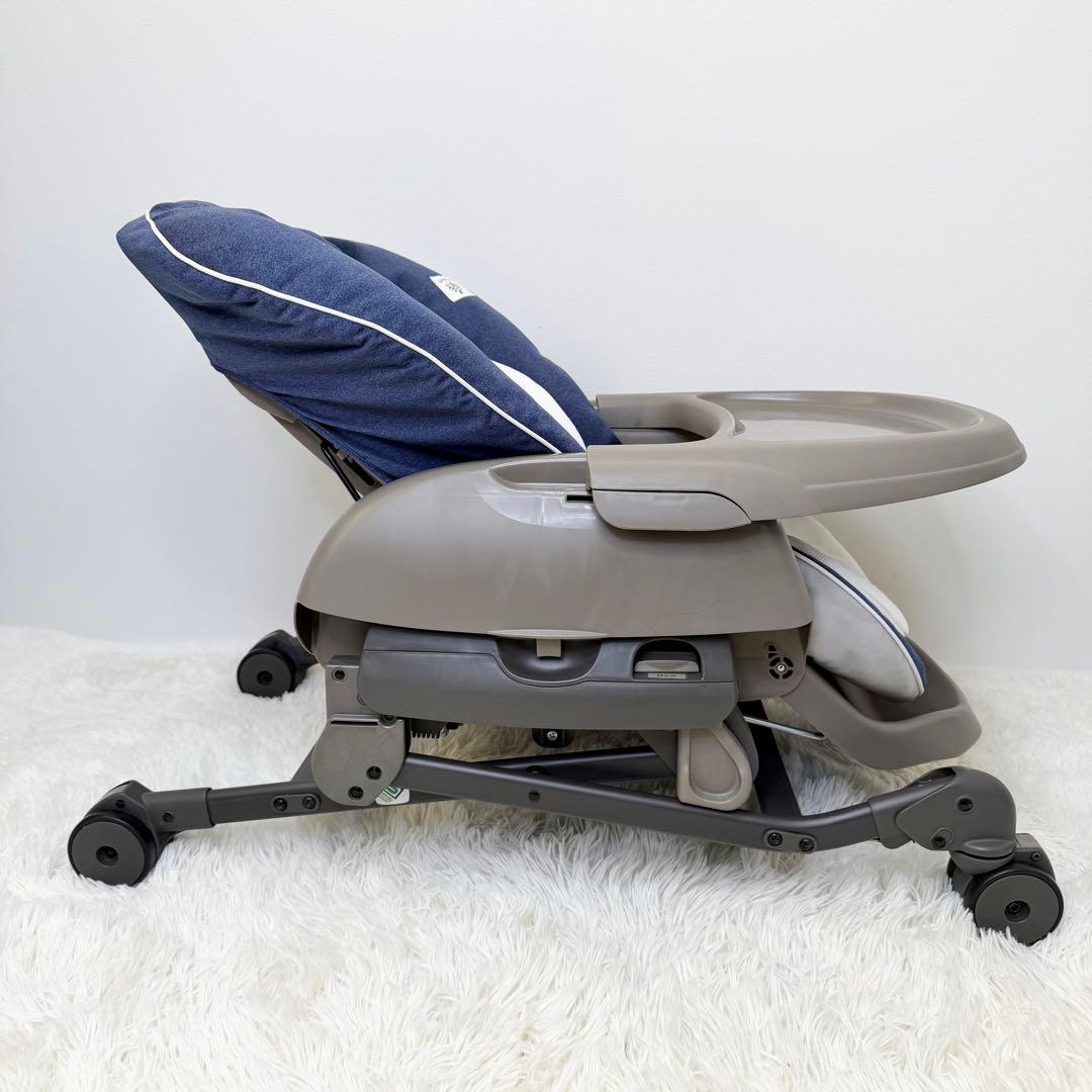 極美品 Combi ネムリラ ハイローチェア 手動 Simplight