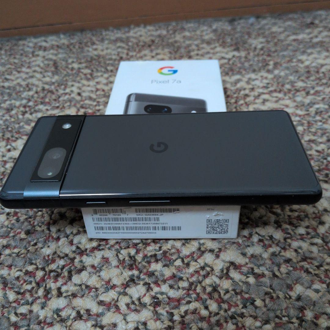 Google Pixel 7a Charcoal 本体　フィルム付