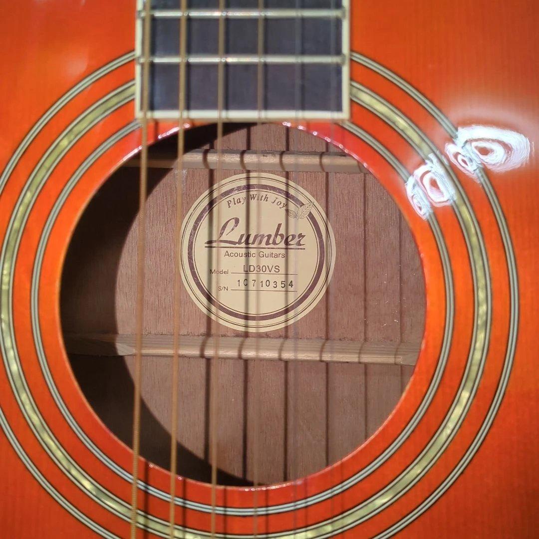 絶版・美品LumberランバーLD30VSアコースティックギター純正ケース＆弦付