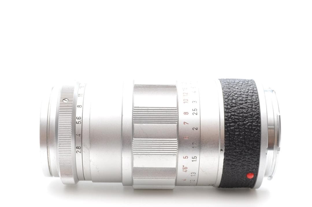 LEICA ELMARIT-M 90mm F2.8 シルバー フード付