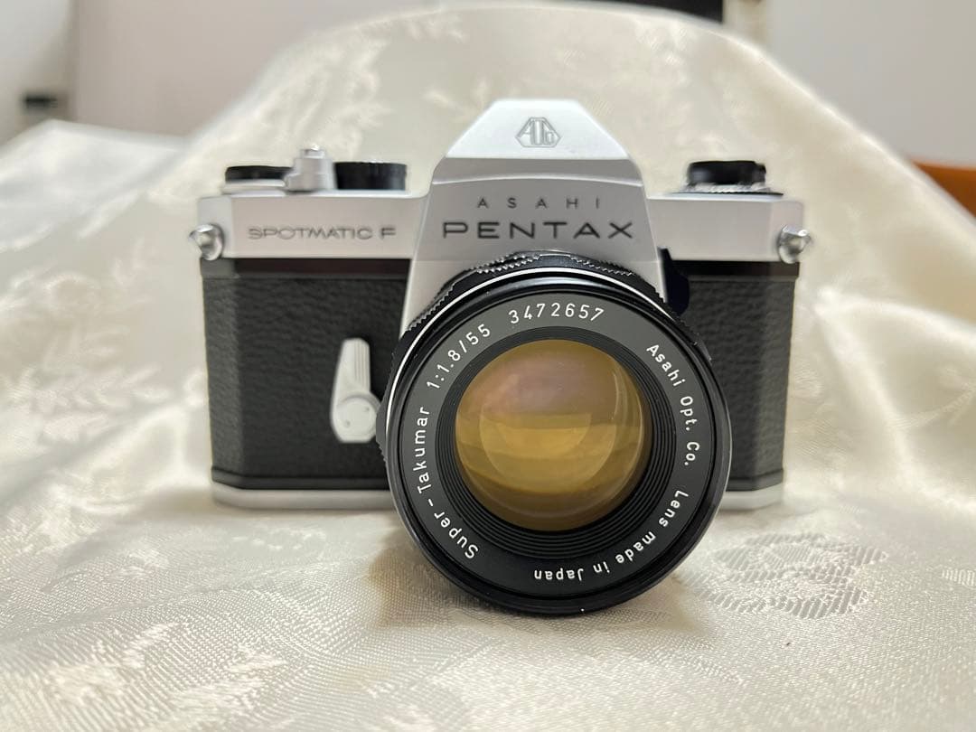 PentaxSpotmatic Fと明るいレンズf1.8/55mmTakumar