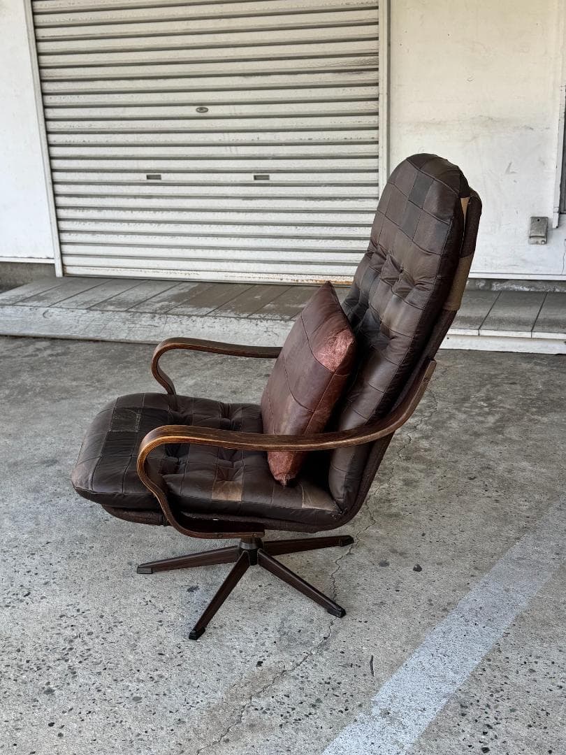 【希少】Westnofa ラウンジチェア Inca 本革 ミッドセンチュリー