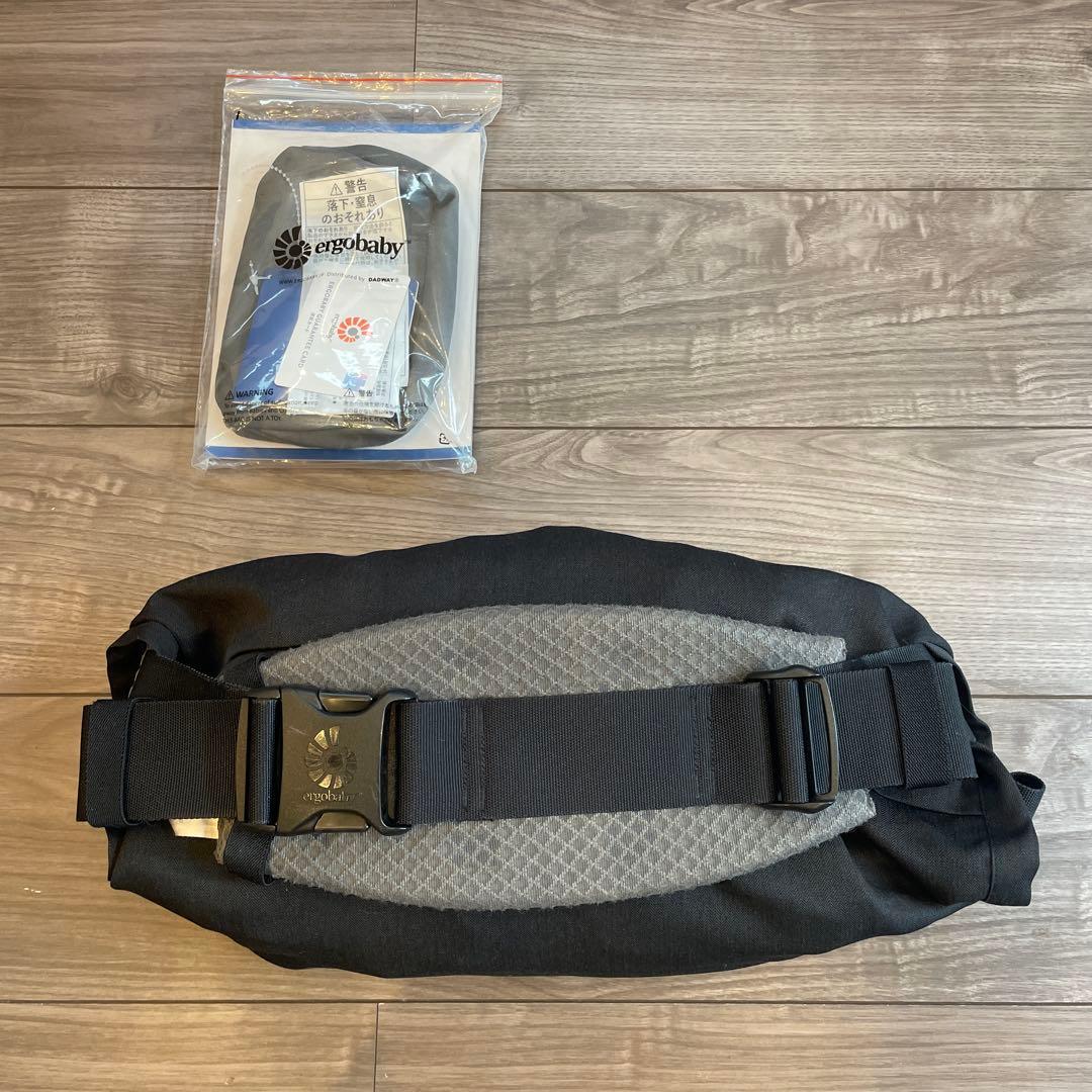 【エルゴベビー 】グレー 抱っこ紐 収納ポーチ付き➕収納バッグ付き
