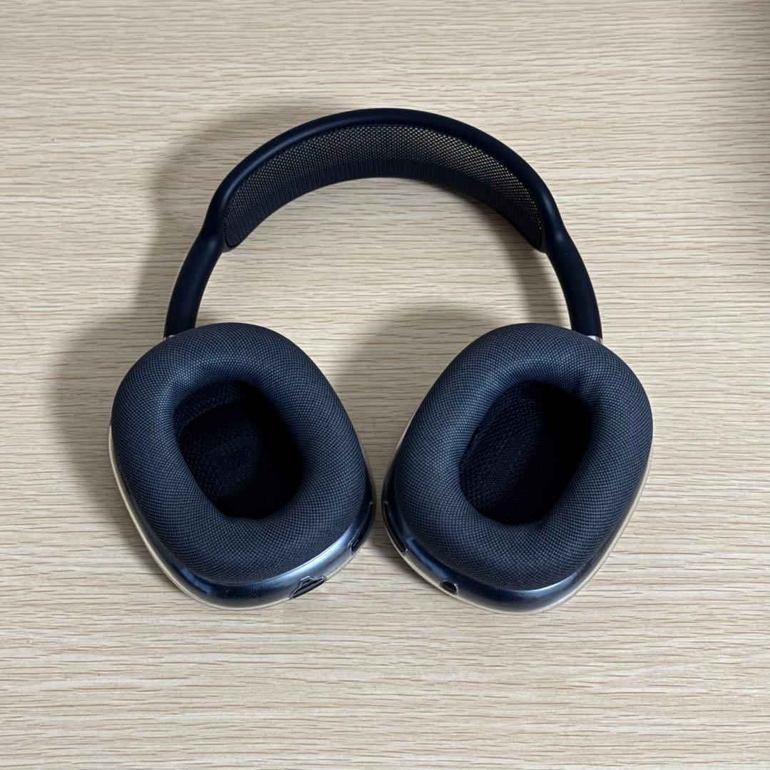 Apple AirPods Max (USB-C)ミッドナイト　クリアカバー付き