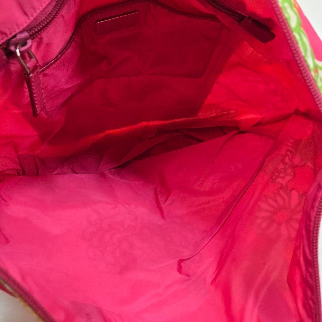 極美品 PRADA 2way トートバッグ ボタニカル ショルダー カード付