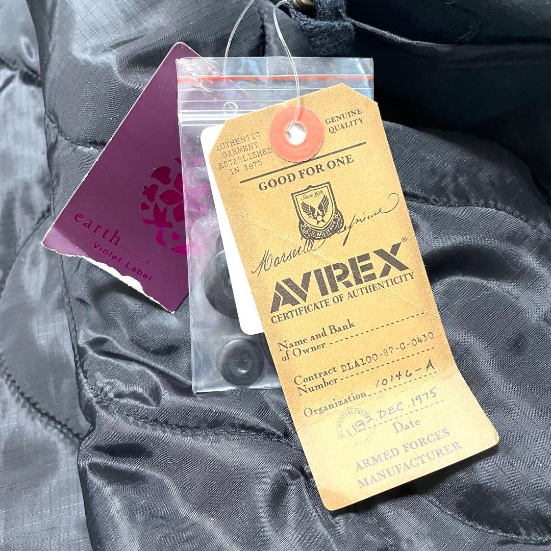未使用 アヴィレックス×earth モッズコート ライナー ファー ワッペン M