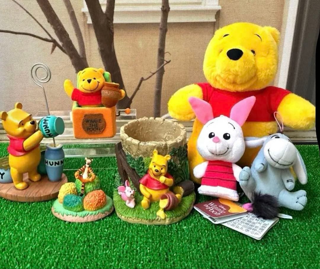 東京ディズニーランド　くまのプーさん　ぬいぐるみ　手回しオルゴール　レア商品❗️