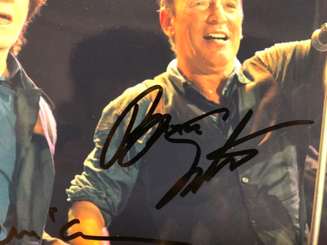 【超貴重】直筆サイン　ポール&ブルーススプリングスティーン